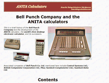 Tablet Screenshot of anita-calculators.info